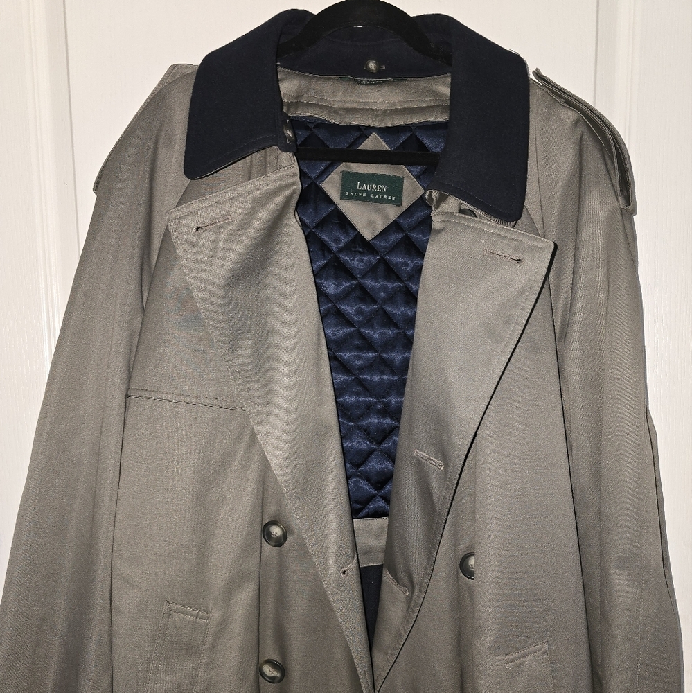 Ralph Lauren classic mens trench coat